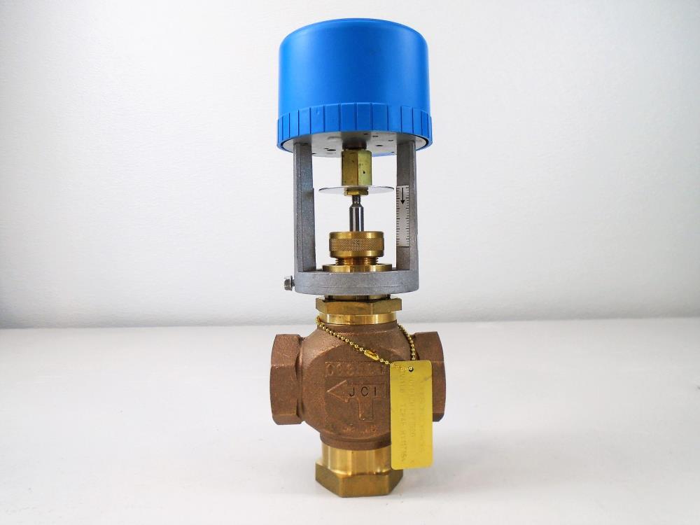 Johnson Controls 1" NPT 3Way Globe Valve VG7842NT+7152G w/Actuator VA